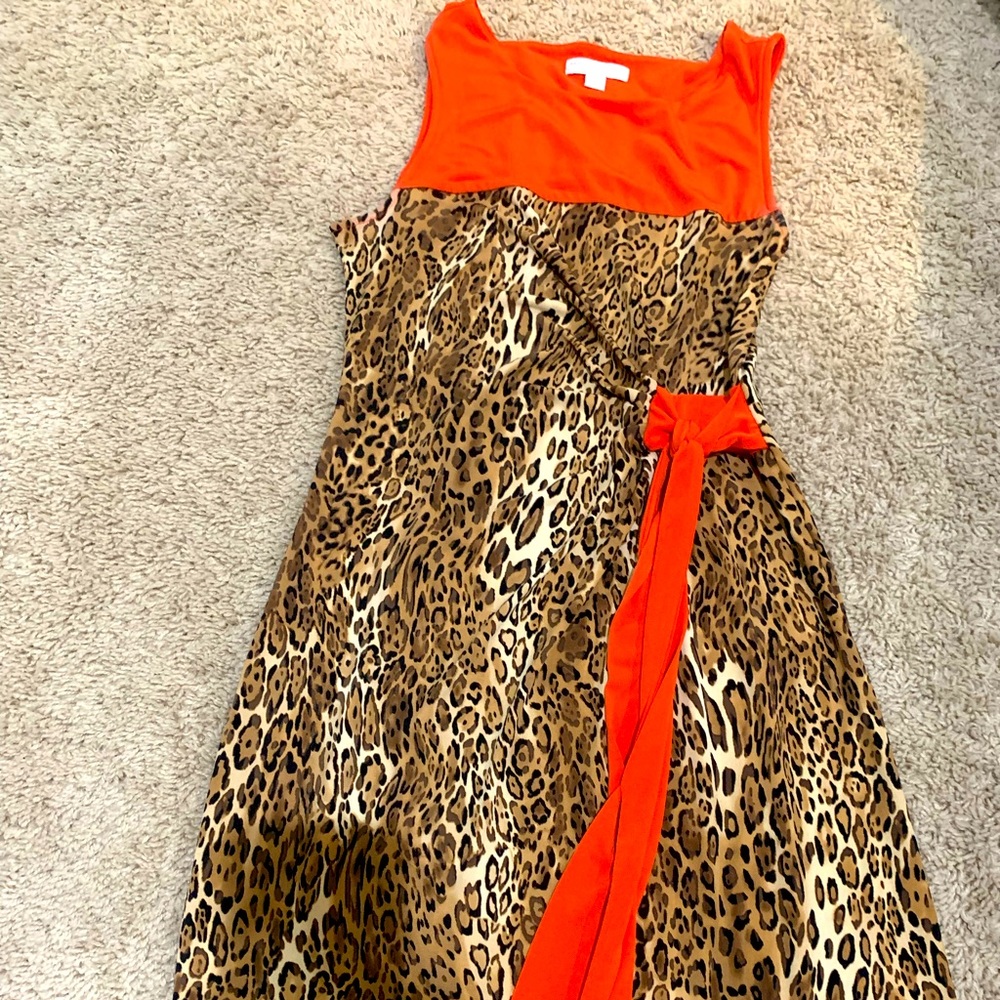 New York & Company leopard dress